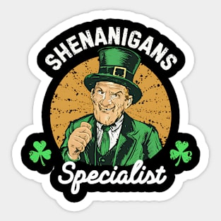 shenanigans Specialist Sticker